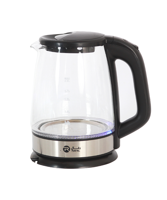 غلاية رفال 2.2 لتر – زجاج بيركس حراري
