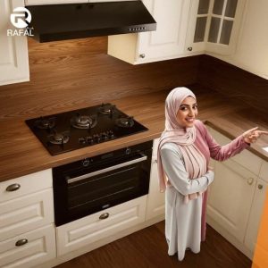 طقم كامل بوتاجاز زجاجي 5 شعله بلت ان + فرن 90 سم بلت ان ديجيتال + شفاط 90 اسود