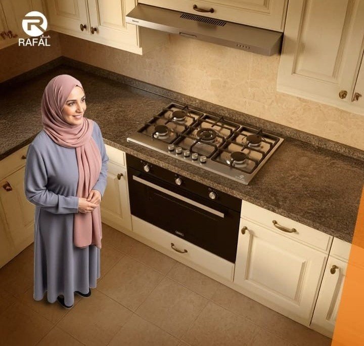 طقم المطبخ بوتجاز بلت إن 90 + شفاط مسطح بلت إن 90 + فرن بلت ان مانيوال 90 + خلاط هديه رفال